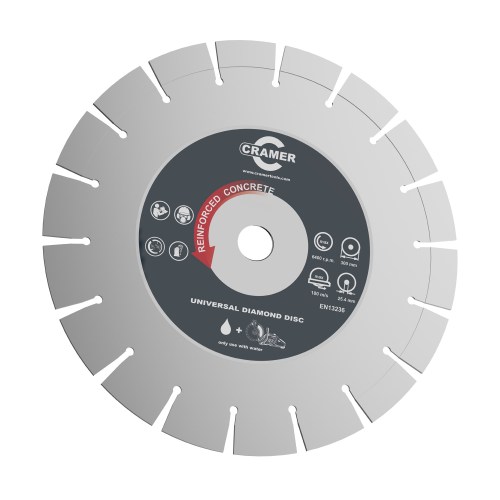 Cramer power cutter accessory - Diamond blade wet cut